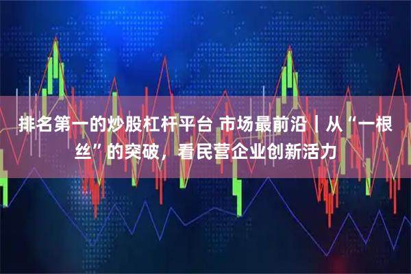 排名第一的炒股杠杆平台 市场最前沿｜从“一根丝”的突破，看民营企业创新活力